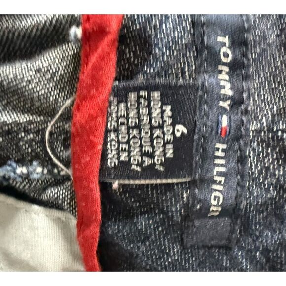 Tommy Hilfiger American Splendor Mid Rise Trouser Dark Blue Wash Women Size 6 - Picture 5 of 6